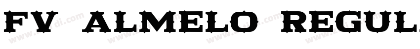 FV Almelo RegularVer字体转换